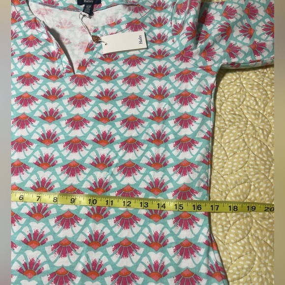 NWT Hatley Lucy Dress Shell Fans 3/4 Sleeve Size M - Picture 9 of 12